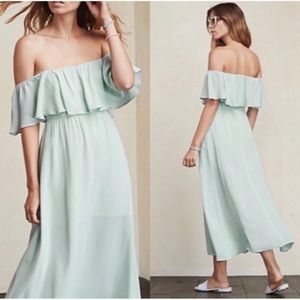Reformation - Femme Off Shoulder Mid Dress